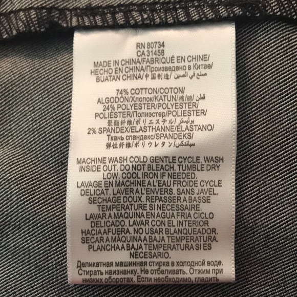 🎉HP🎉 🆕 BCBGeneration Black Denim Pleated Skirt 8 - Picture 6 of 6